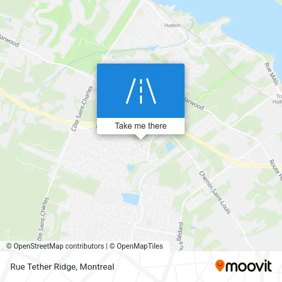 Rue Tether Ridge map