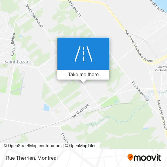 Rue Therrien map