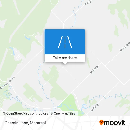 Chemin Lane map