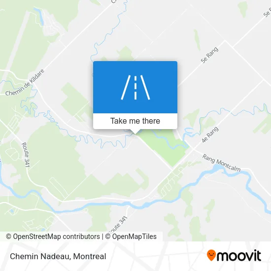 Chemin Nadeau map