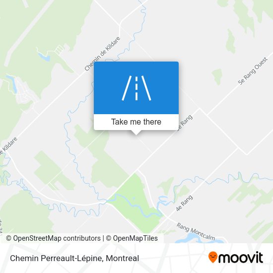 Chemin Perreault-Lépine map