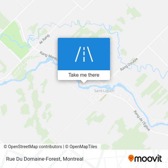 Rue Du Domaine-Forest map