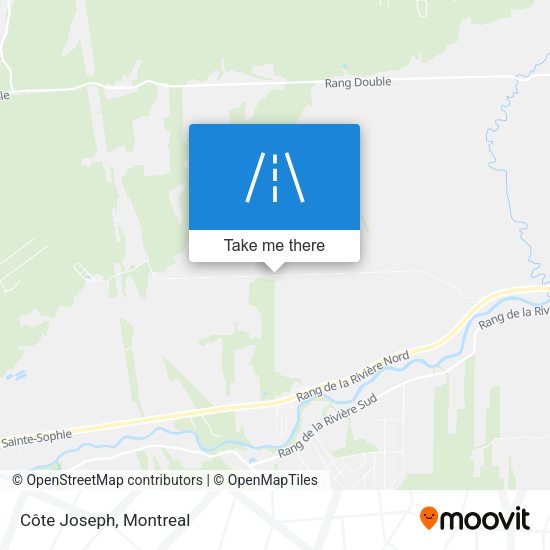 Côte Joseph map
