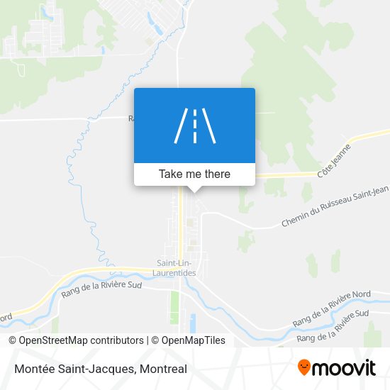 Montée Saint-Jacques map