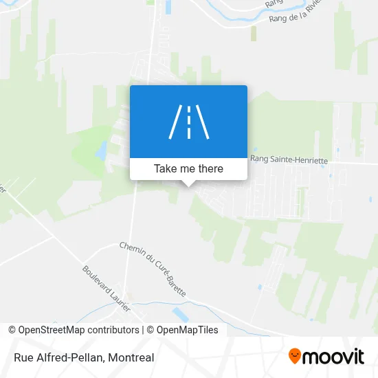 Rue Alfred-Pellan map