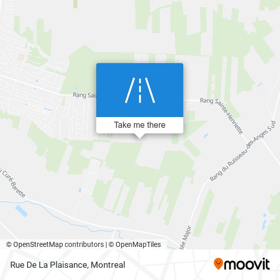 Rue De La Plaisance map