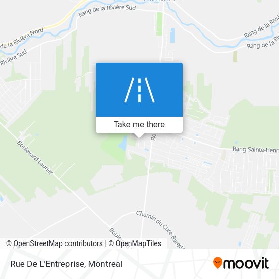 Rue De L'Entreprise map