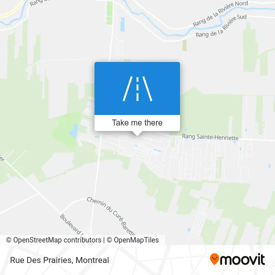 Rue Des Prairies map