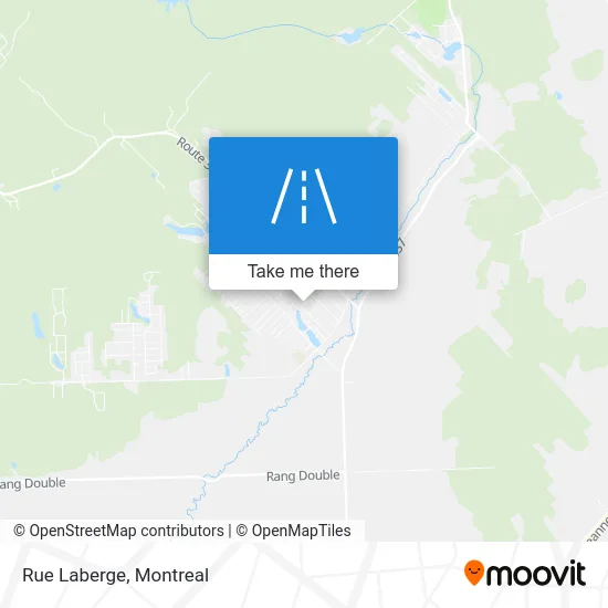 Rue Laberge map