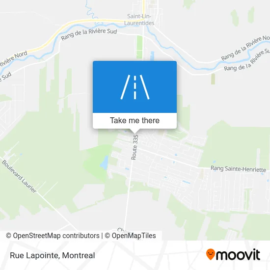 Rue Lapointe map