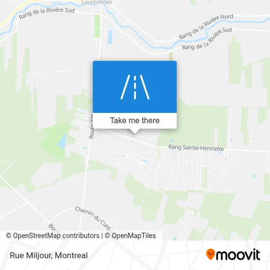 Rue Miljour map