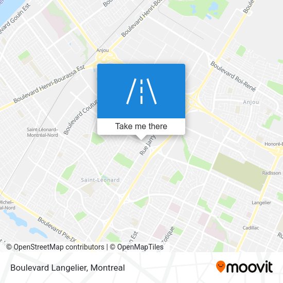 Boulevard Langelier map