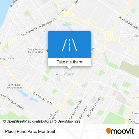 Place René Paré map