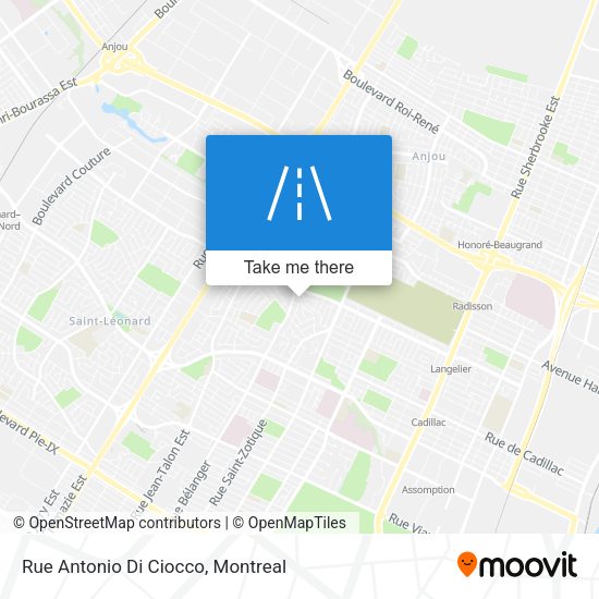 Rue Antonio Di Ciocco map
