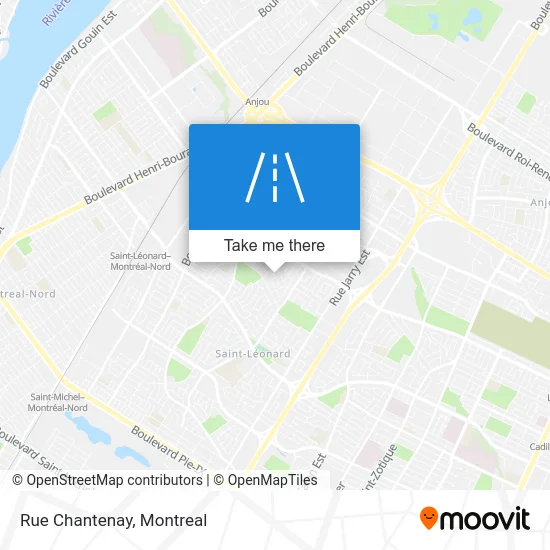 Rue Chantenay map