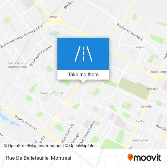 Rue De Bellefeuille map