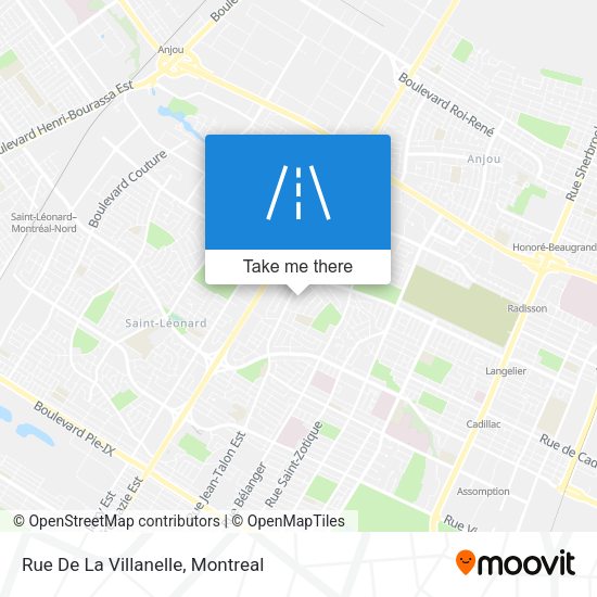 Rue De La Villanelle map