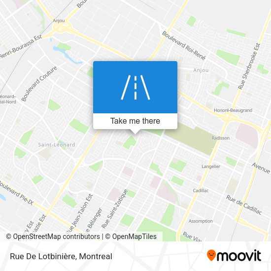 Rue De Lotbinière map