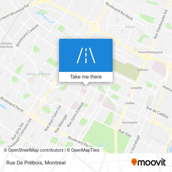 Rue De Prébois map