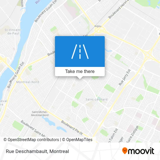 Rue Deschambault map