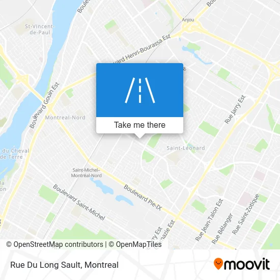 Rue Du Long Sault map