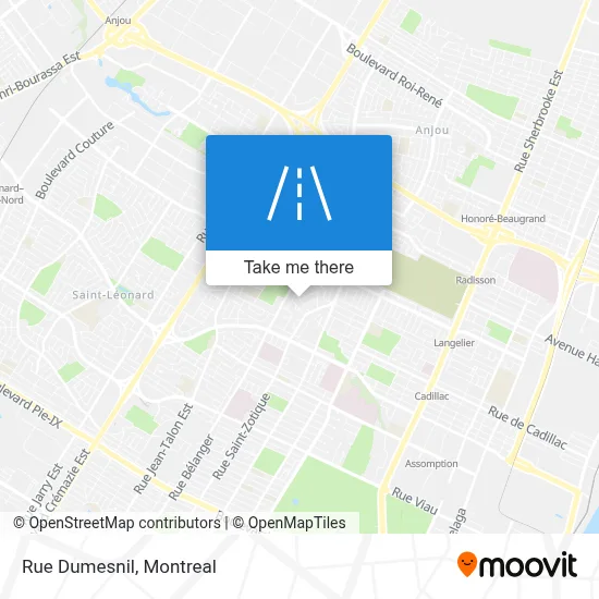 Rue Dumesnil map