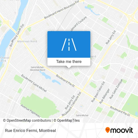 Rue Enrico Fermi map