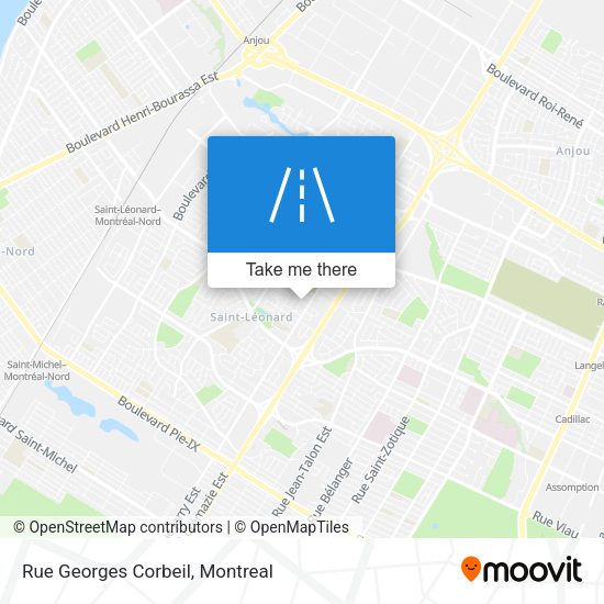 Rue Georges Corbeil map