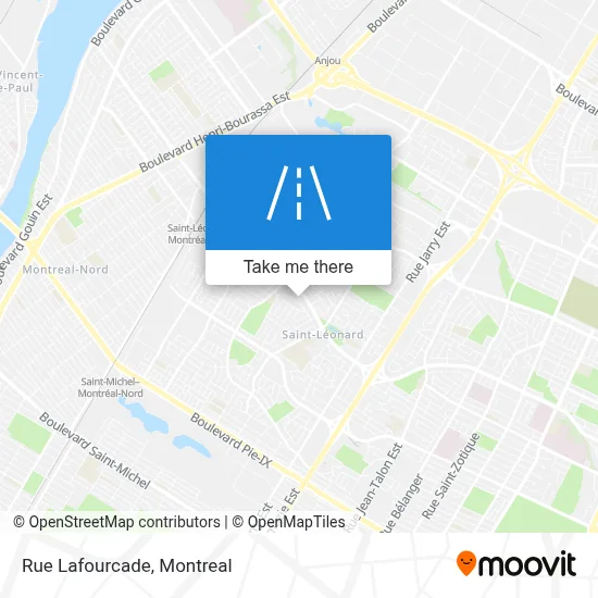 Rue Lafourcade map