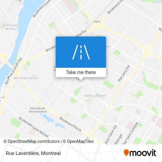 Rue Laverdière map