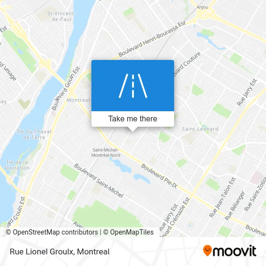 Rue Lionel Groulx map