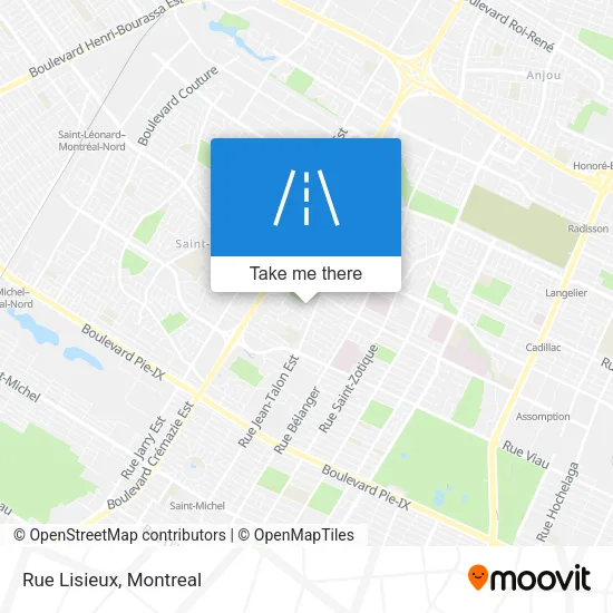 Rue Lisieux map