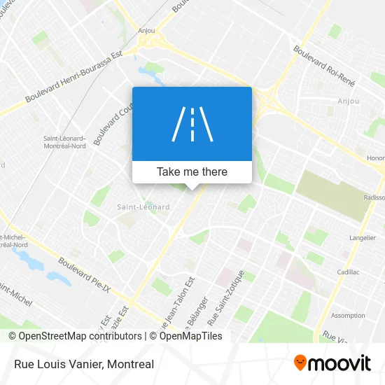 Rue Louis Vanier map