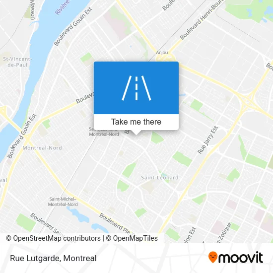 Rue Lutgarde map