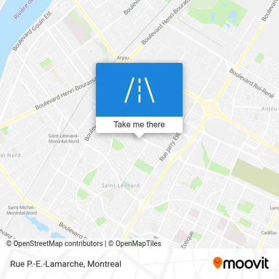 Rue P.-E.-Lamarche map