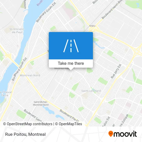 Rue Poitou map
