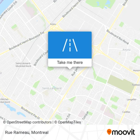 Rue Rameau map