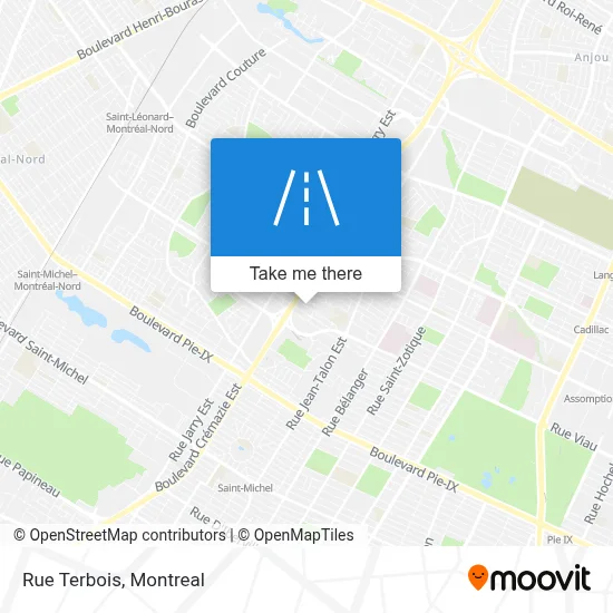 Rue Terbois map