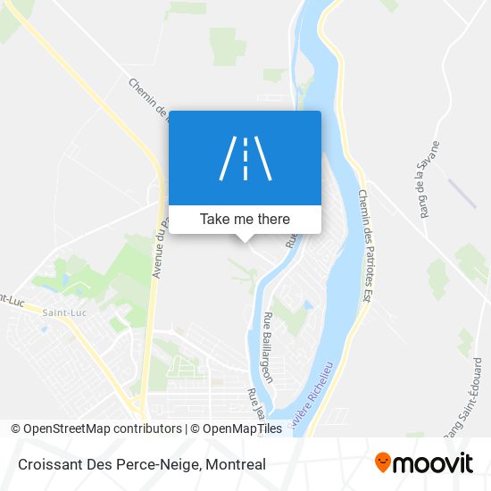 Croissant Des Perce-Neige map