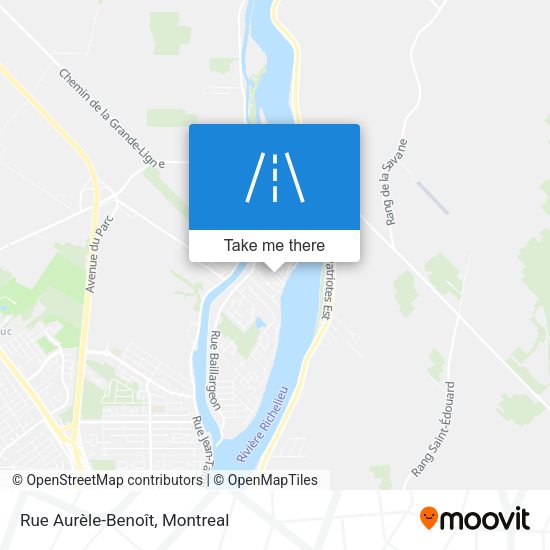 Rue Aurèle-Benoît map