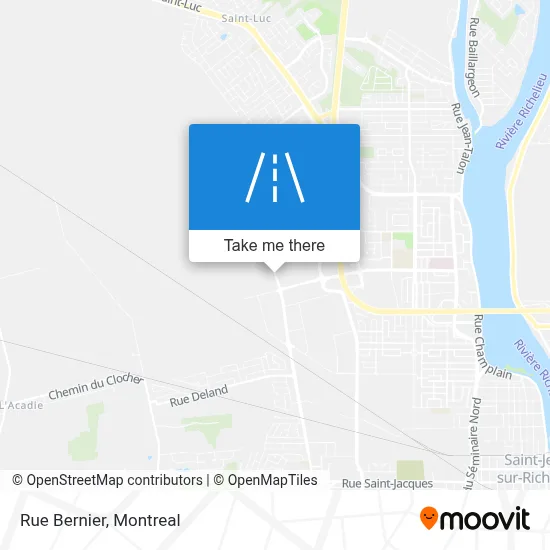 Rue Bernier map