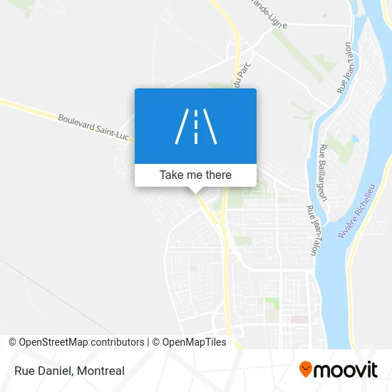 Rue Daniel map