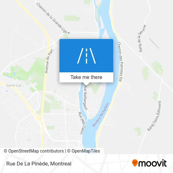 Rue De La Pinède map