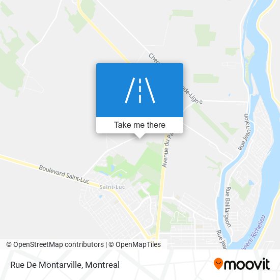 Rue De Montarville map