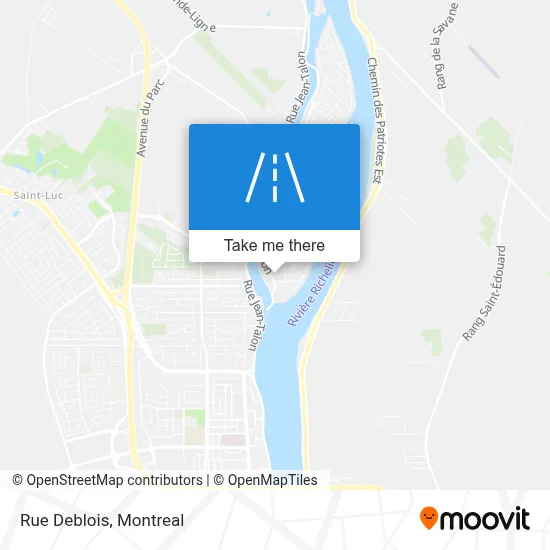 Rue Deblois map