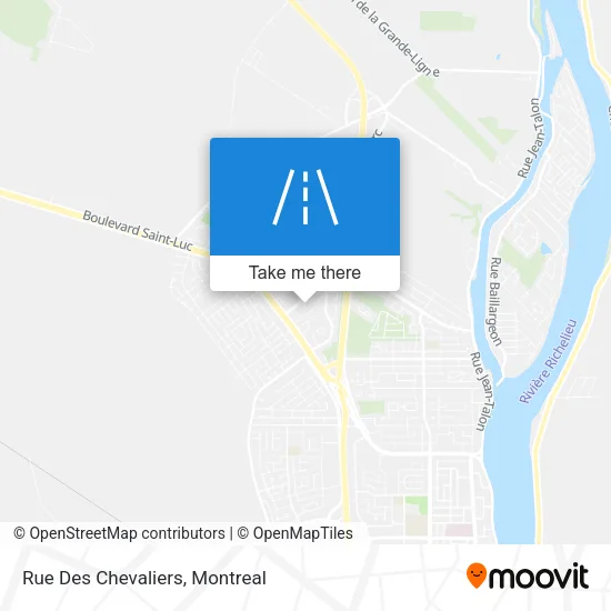 Rue Des Chevaliers map