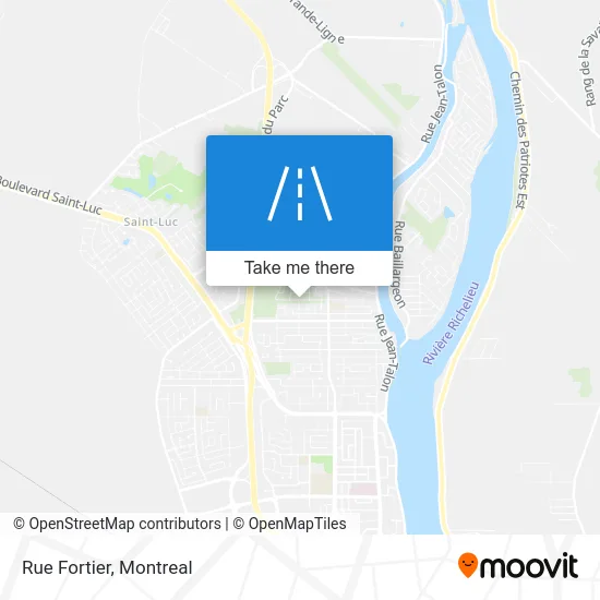 Rue Fortier map