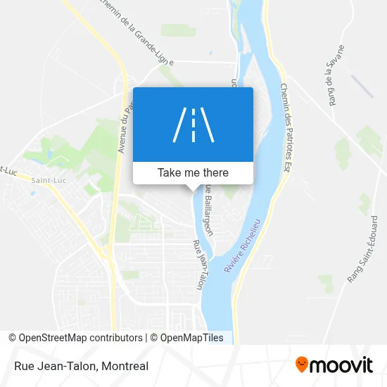 Rue Jean-Talon map