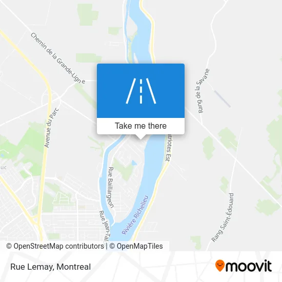 Rue Lemay map