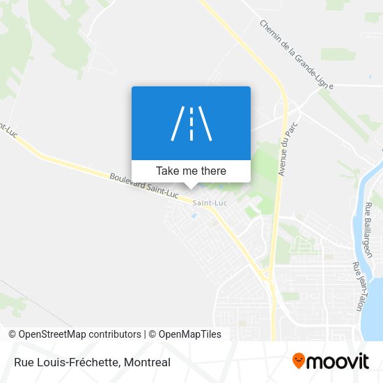 Rue Louis-Fréchette map